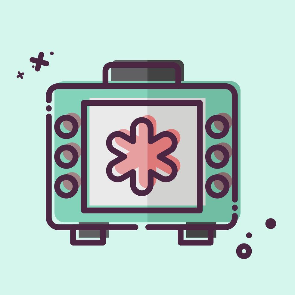 Icon Emergency News. related to Emergency symbol. MBE style. simple design illustration Stock Free