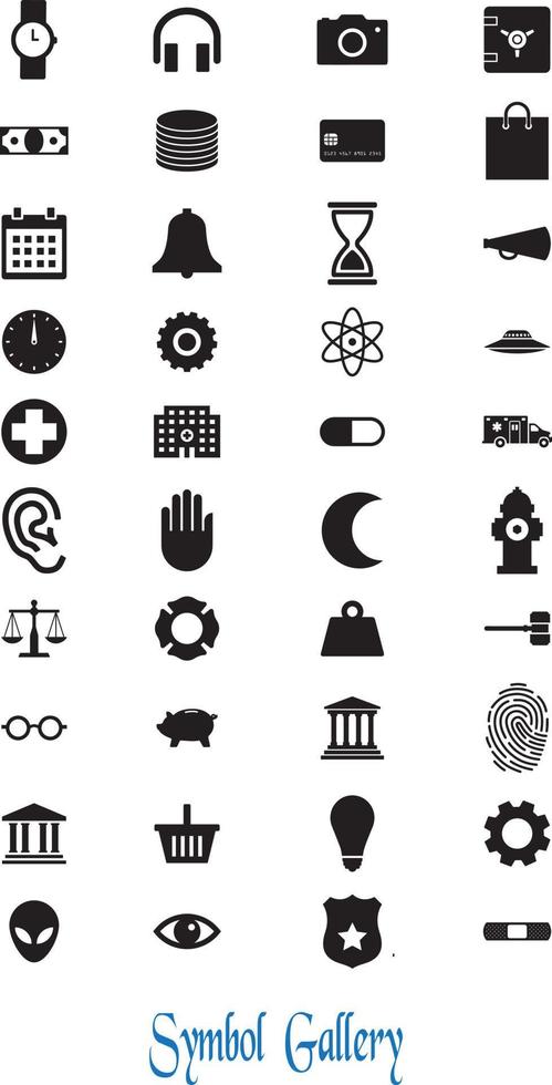 Icons and Symbols Stock Free Stock Free