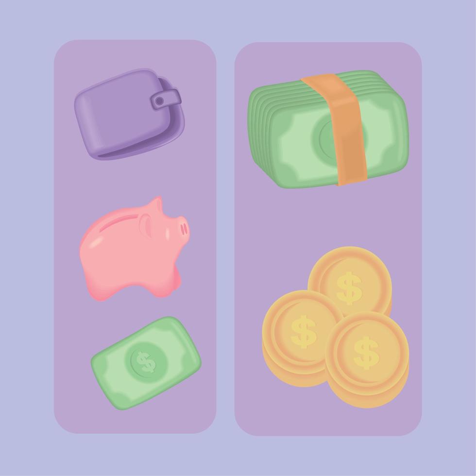 icons set money Stock Free