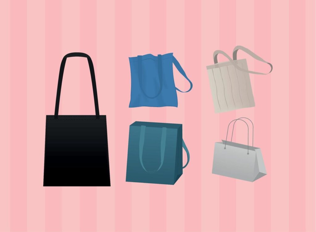 icons shopping bags Stock Free