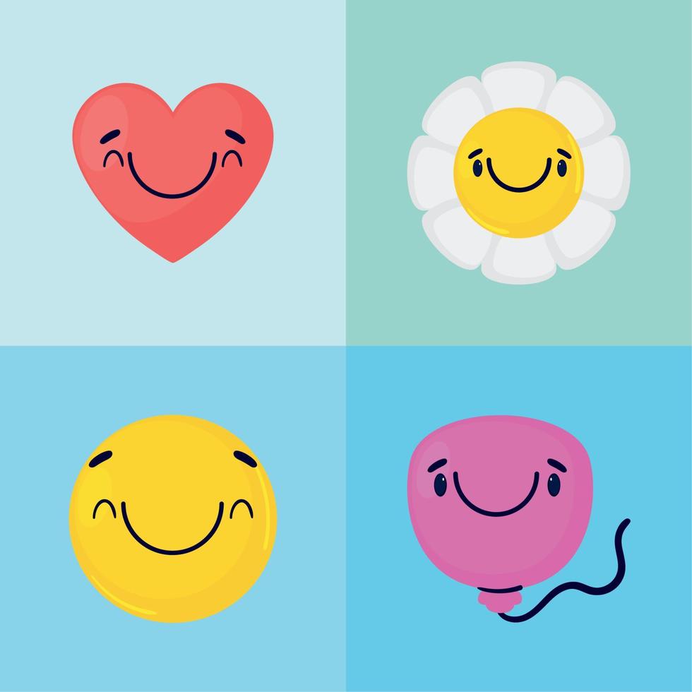 icons world smile day Stock Free