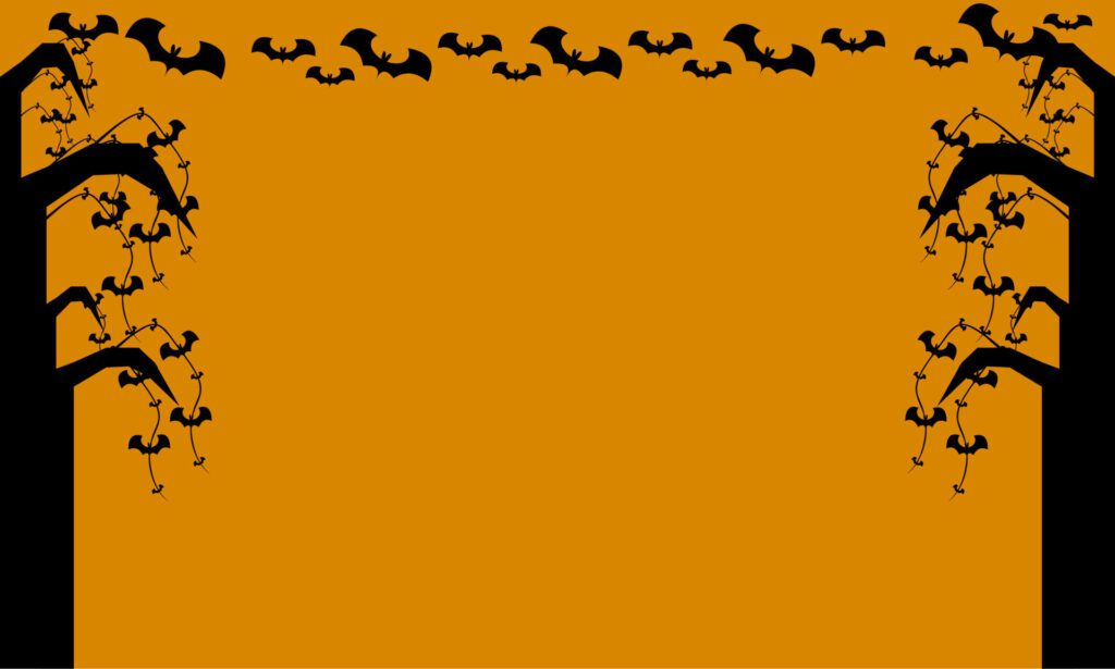 vector illustration of Halloween themed background, silhouette, pumpkin Free Vector and Free SVG