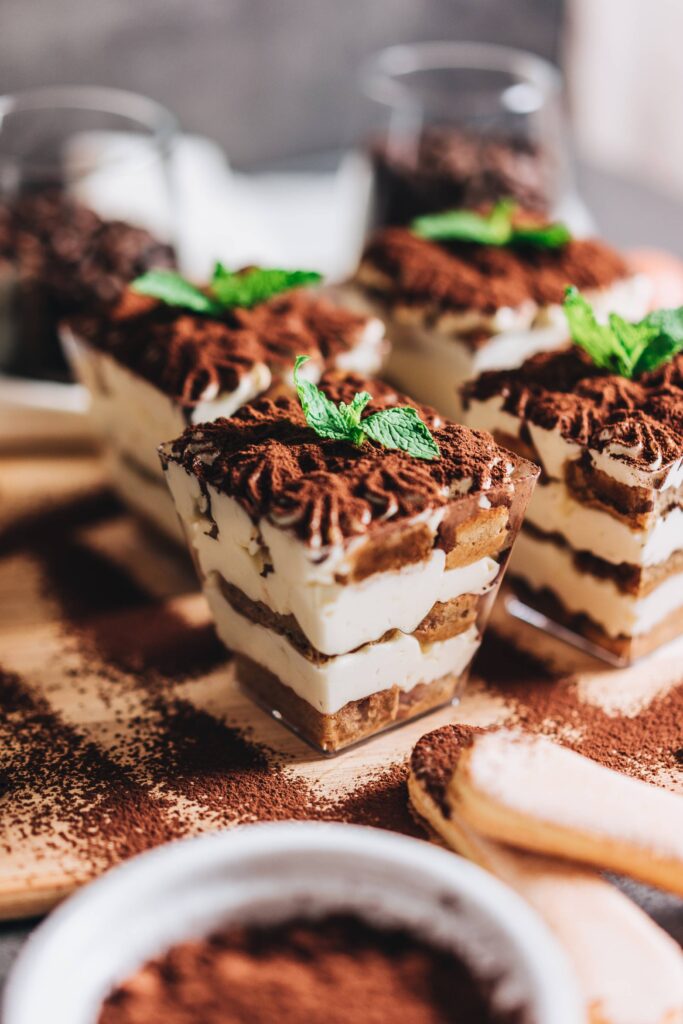 Individual Tiramisu Vertical Free Photo