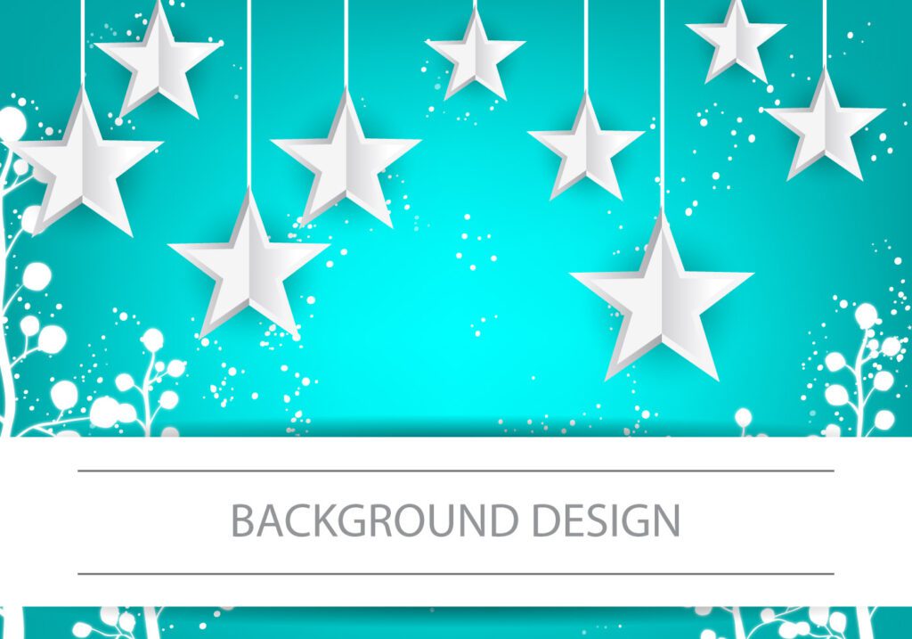 Infographic Design Stars Background Free Vector and Free SVG