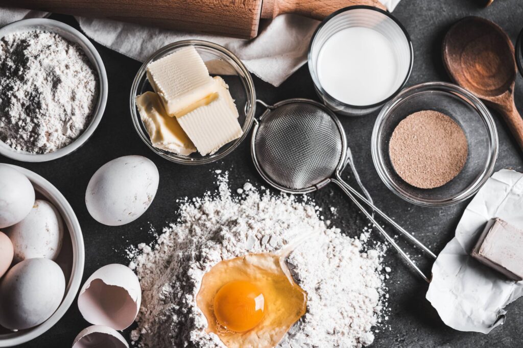 Ingredients for Homemade Baking Free Photo