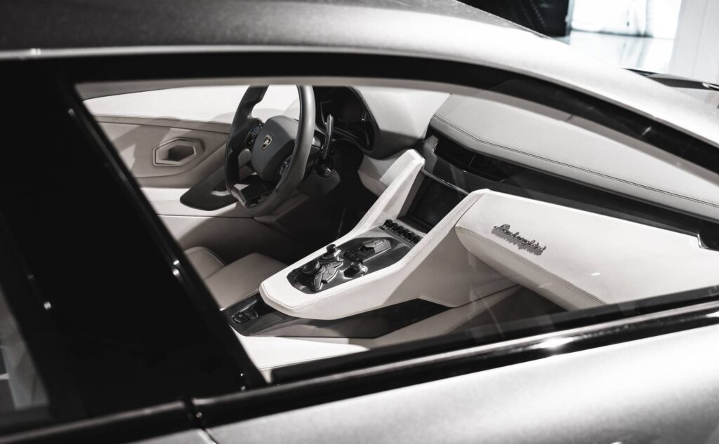 Interior of Lamborghini Estoque Luxury Car Concept Free Photo