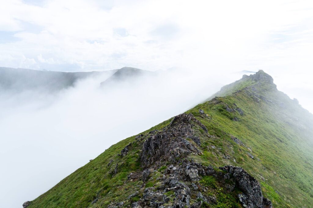 Inverse Rolling over the Mountain Free Photo