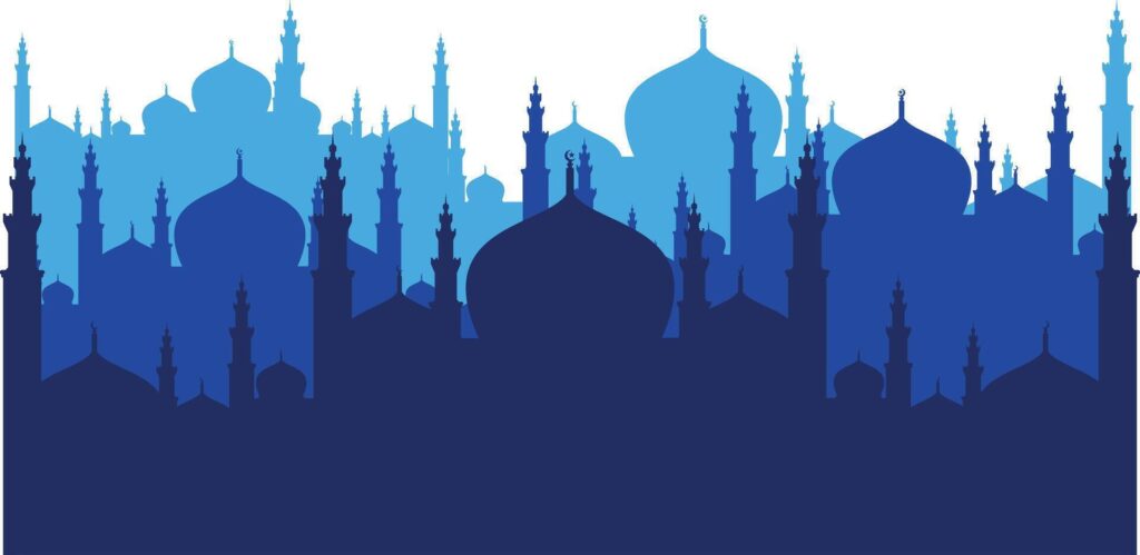 Islamic Mosque icon silhouette design illustration Stock Free