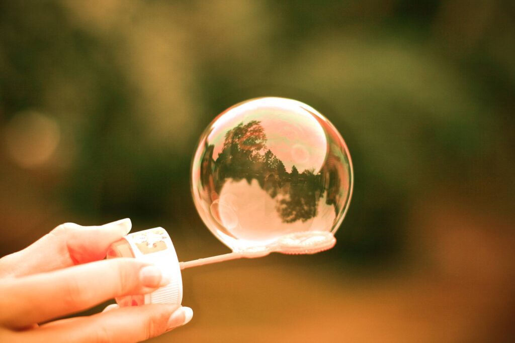 Just Colorful Bubble Free Photo