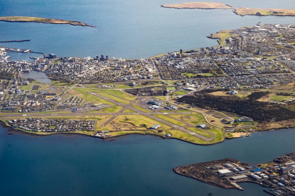 Keflavik Airport From Above Free Photo