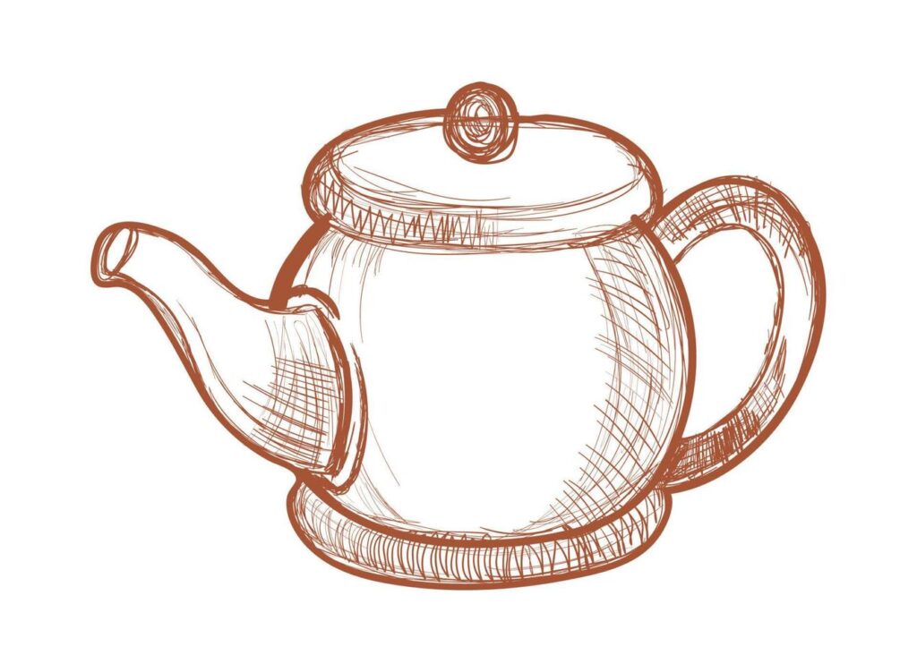 kettle doodle icon Stock Free