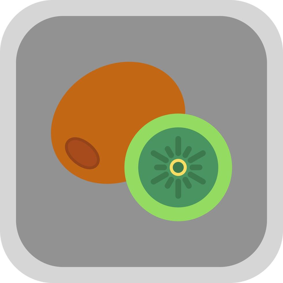 Kiwi Vector Icon Design Stock Free