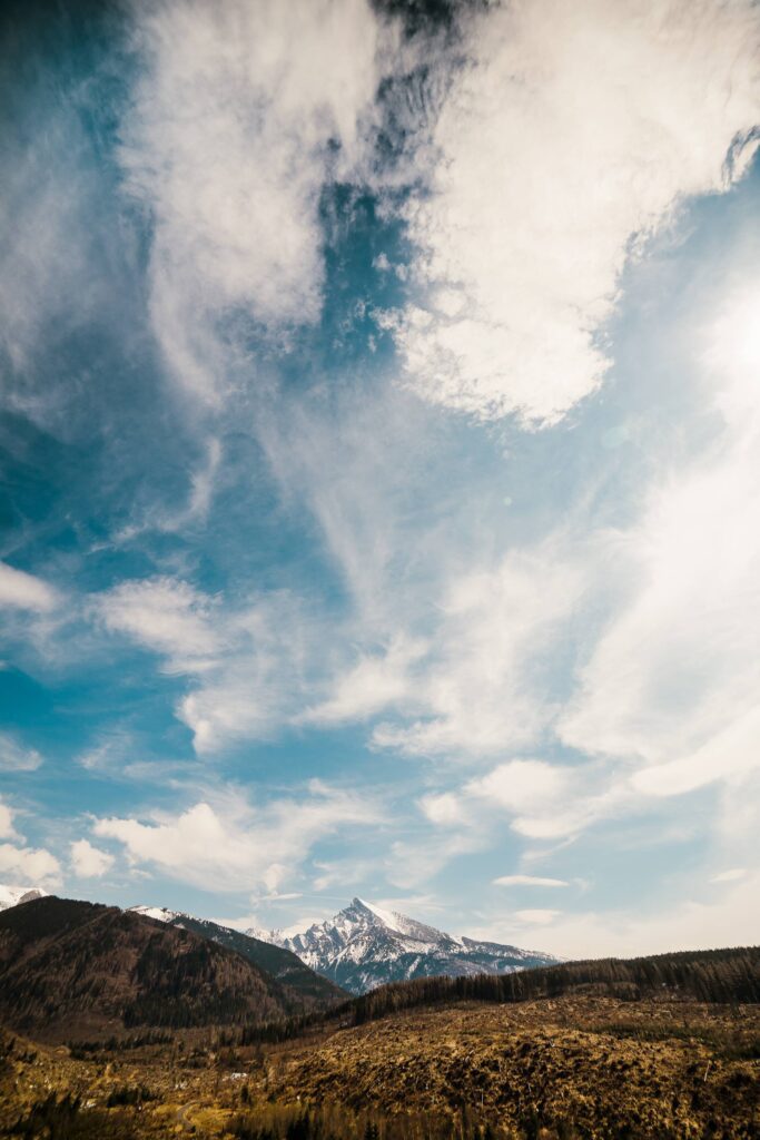 Krivan Mountain in High Tatras, Slovakia Vertical Free Photo