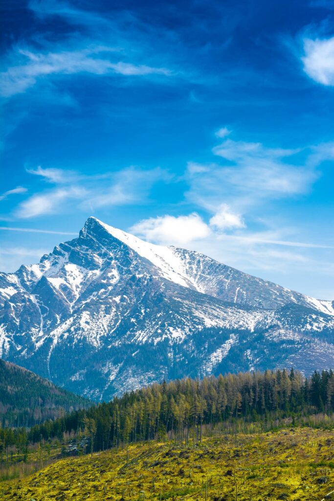 Krivan Mountain Peak in Slovakia Free Photo