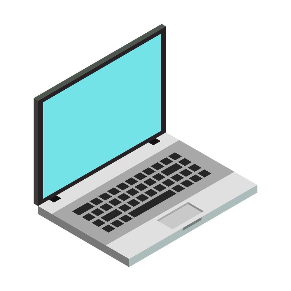 Laptop Icon On White Background Stock Free