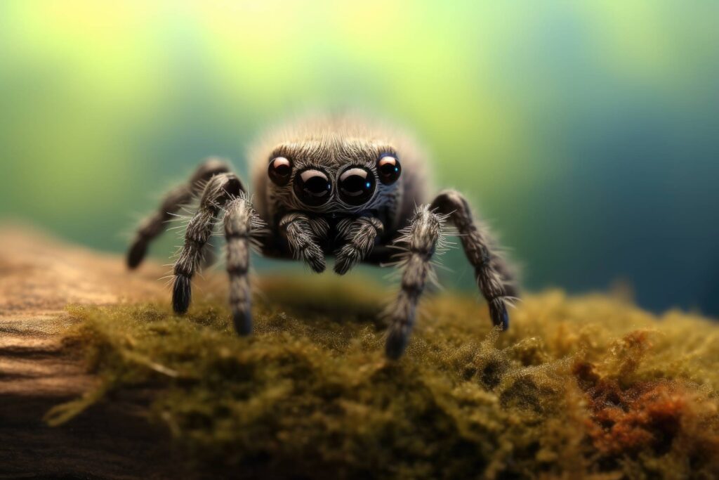 Large but Cute Spider Close-Up Stock Free