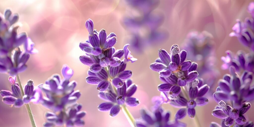 Lavender Blooms Bokeh Background Stock Free