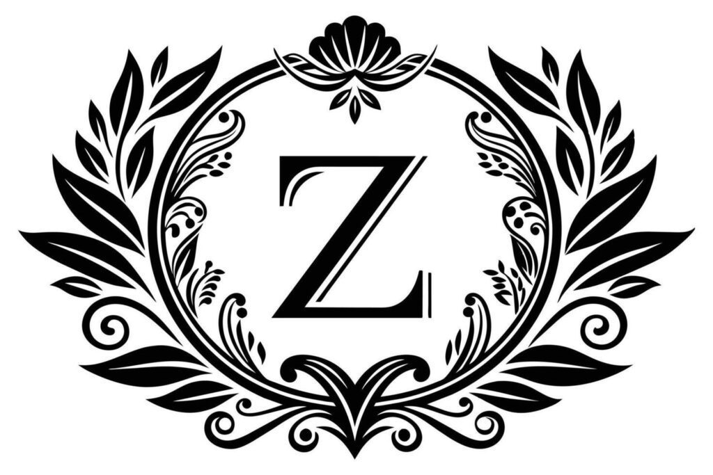 Leaf Letter Z logo icon template design Stock Free