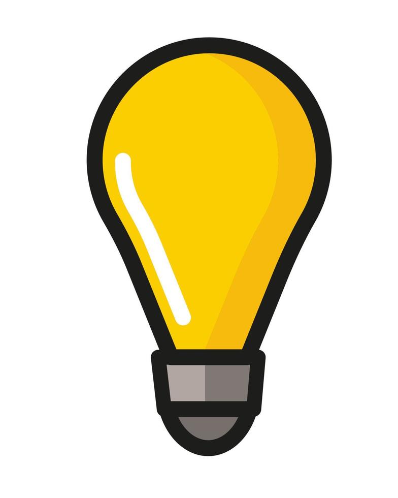 light bulb icon Stock Free