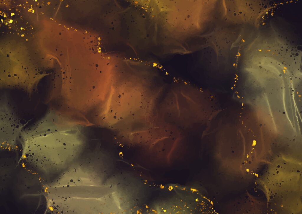 liquid gold abstract background Free Vector