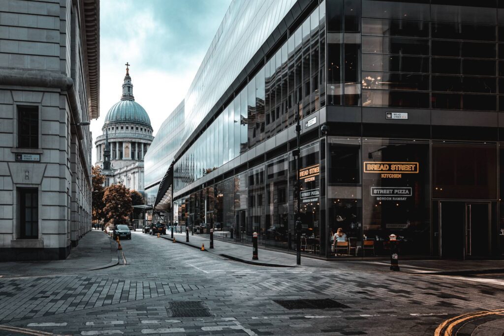 London Streets and St Paul’s Cathedral Free Photo