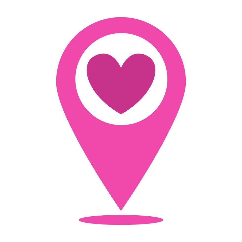 love location tags Icon Stock Free