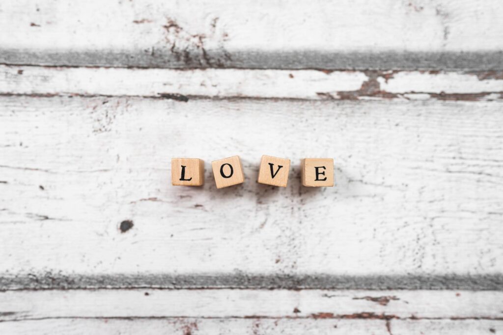 Love Wooden Letters Free Photo