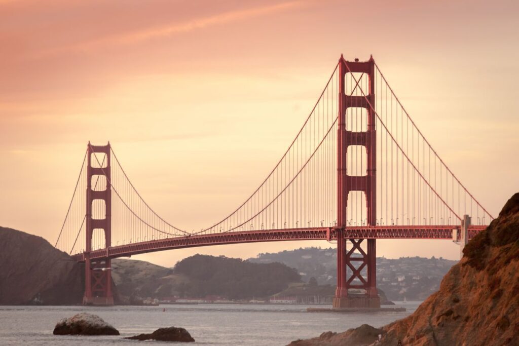 Golden gate bridge Stock Free