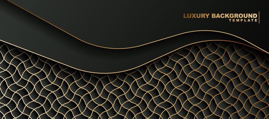 Luxury abstract wave background Free Vector