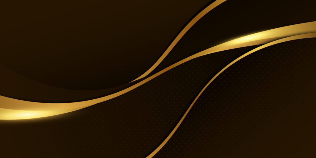 Luxury golden wave background. Abstract background. Free Vector