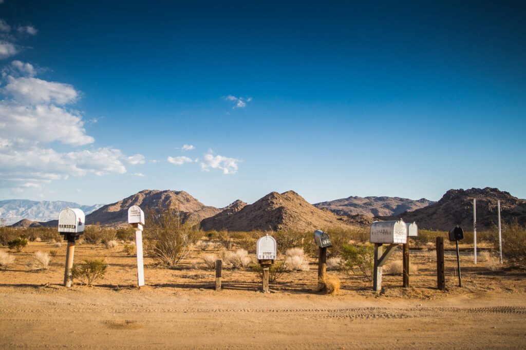 Mail Boxes On The Way To Grand Canyon Free Photo