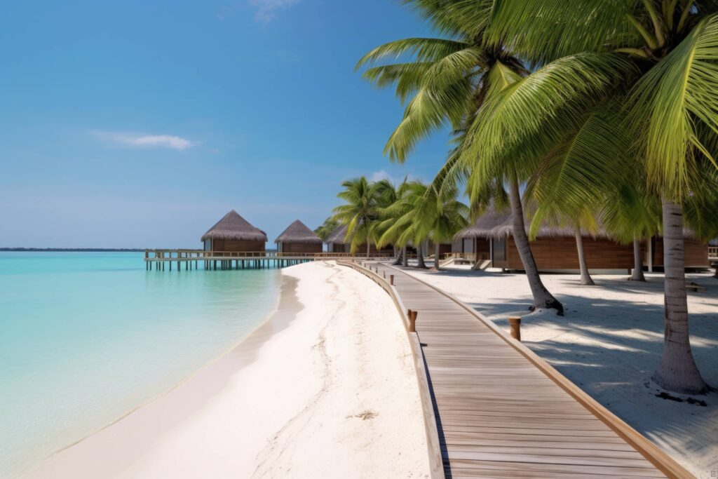 Maldives Resort Stock Free