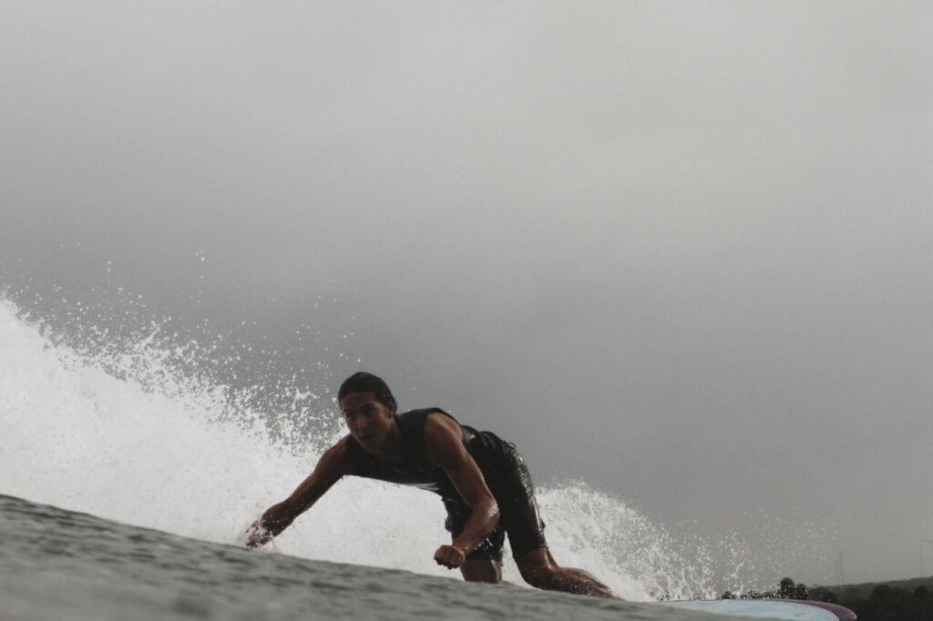 Man Surfing Sea Stock Free