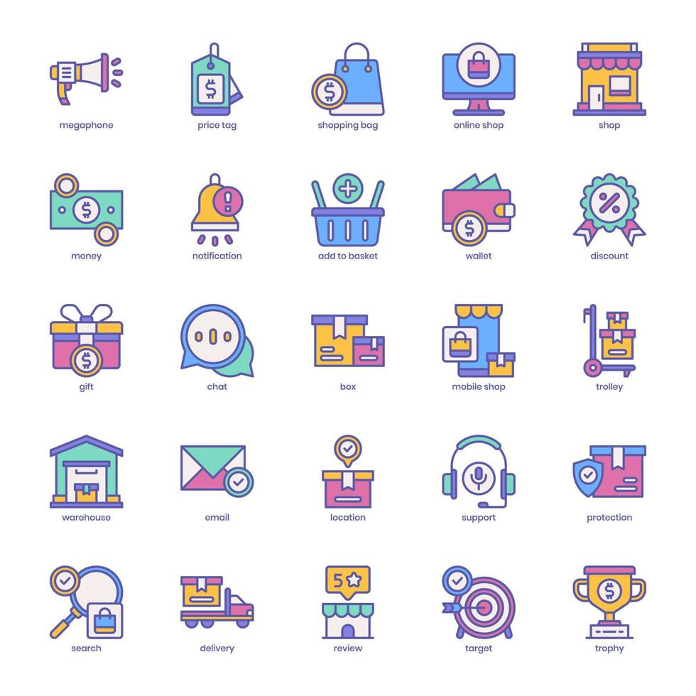 Marketplace icon pack for your website design, logo, app, UI. Marketplace icon outline design. Vector graphics illustration and editable stroke. Stock Free