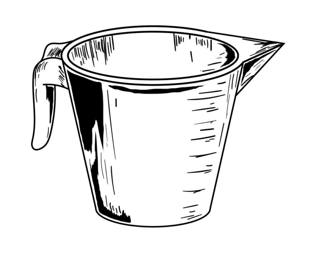 measuring cup icon Stock Free