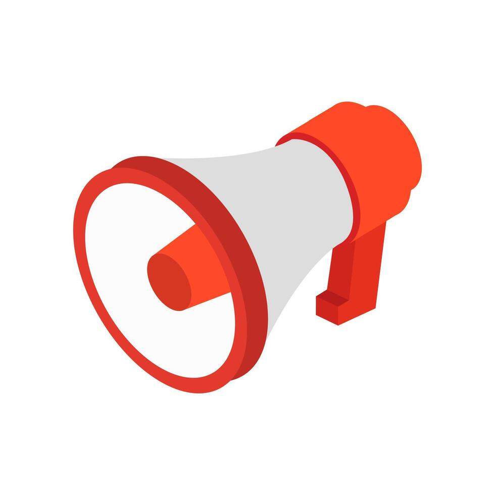 Megaphone Icon On Background Stock Free