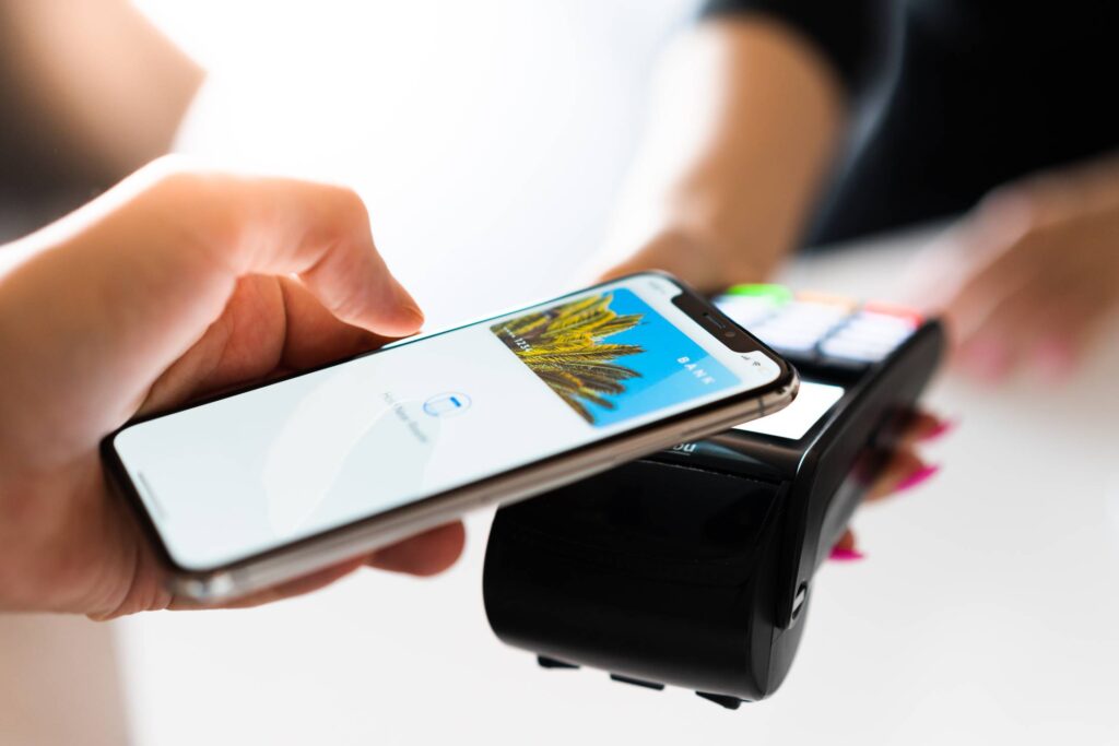 Merchant Apple Pay Contactless Payment Free Photo