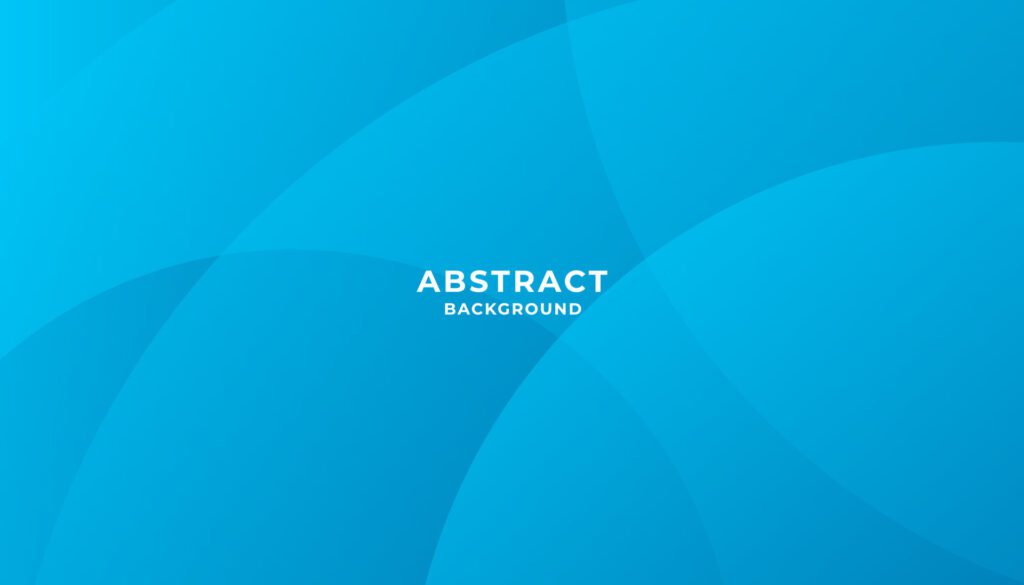 Minimal blue background with dynamic shapes composition. Eps10 vector. Free Vector