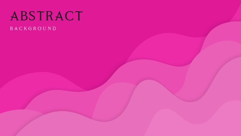 Modern Abstract Dynamic Pink Wave Background Free Vector