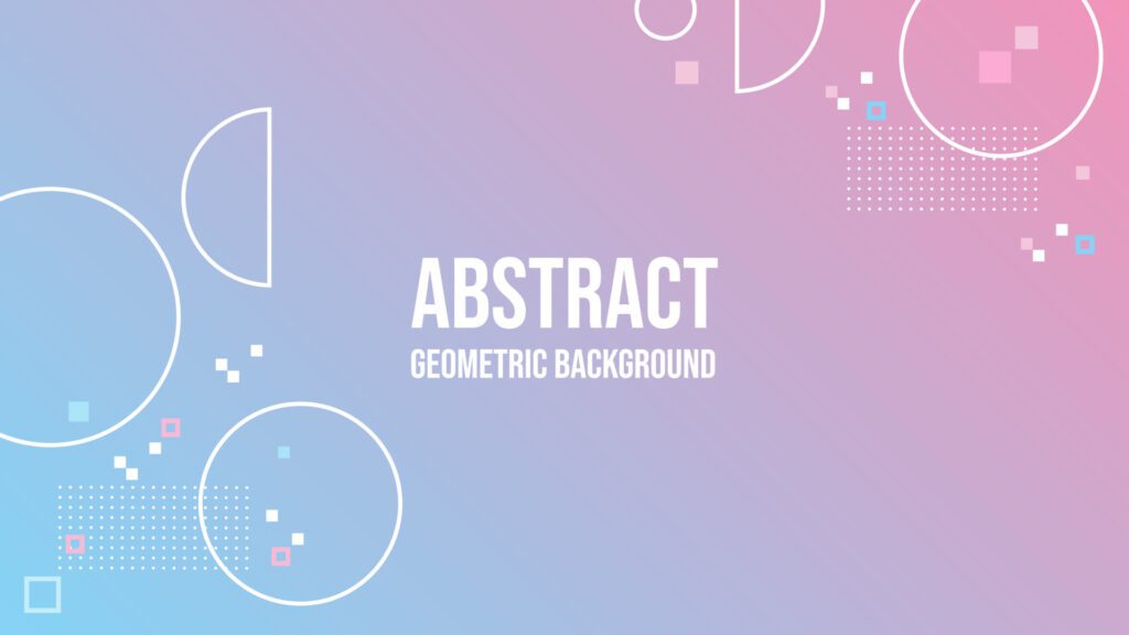 Modern abstract geometric with colorful background Free Vector and Free SVG