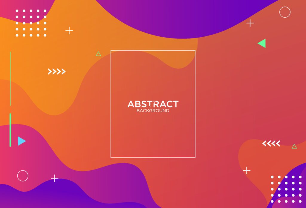 modern background, composition of trendy gradient shapes, liquid effect, abstract illustration. perfect design for your business. dynamic shape composition. Free Vector