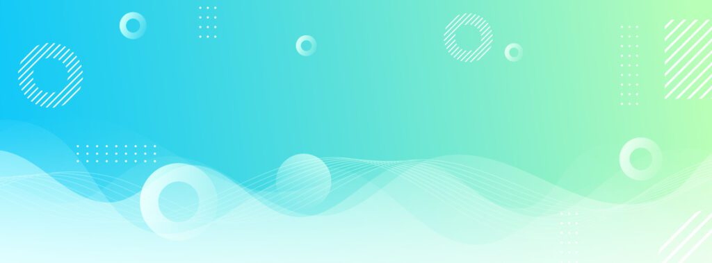 Modern banner background. full color, bright blue green gradation, wave eps 10 Free Vector