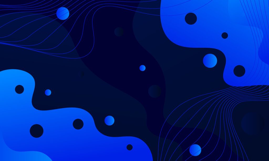 Modern blue fluid with wavy lines background. Vector illustration. Free Vector and Free SVG