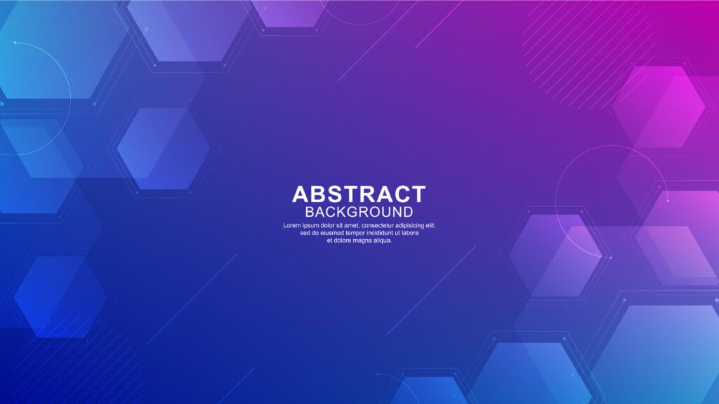 Modern geometric background with gradient colors Free Vector