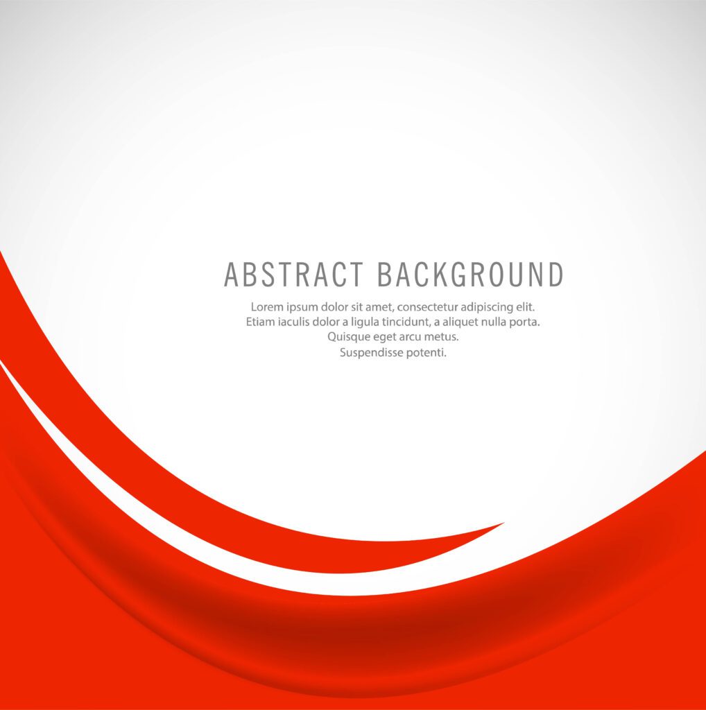 Modern red elegant fantastic wavy background Free Vector