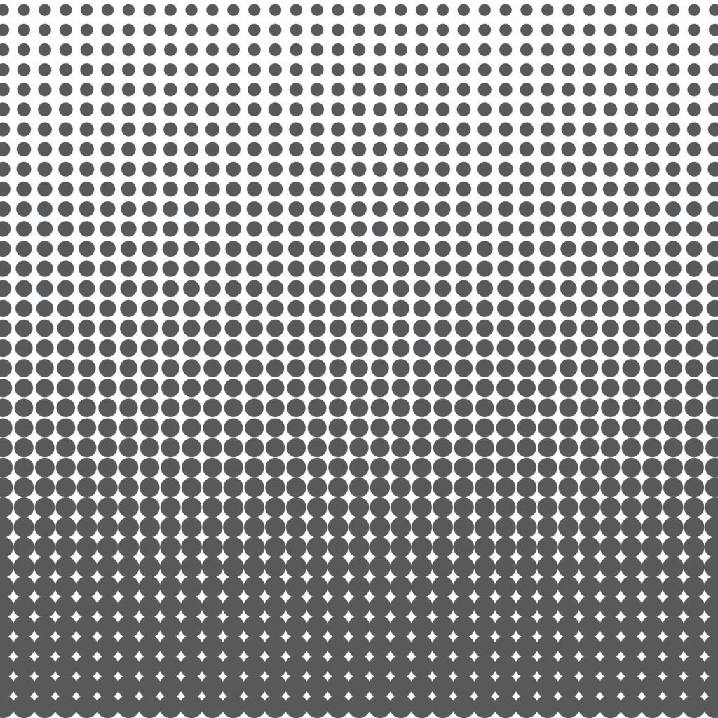 modern simple abstract seamlees grey color halftone pattern on white color background Free Vector