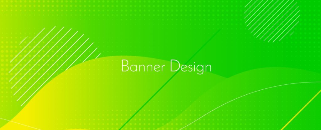 Modern stylish green abstract geometric elegant banner pattern background Free Vector