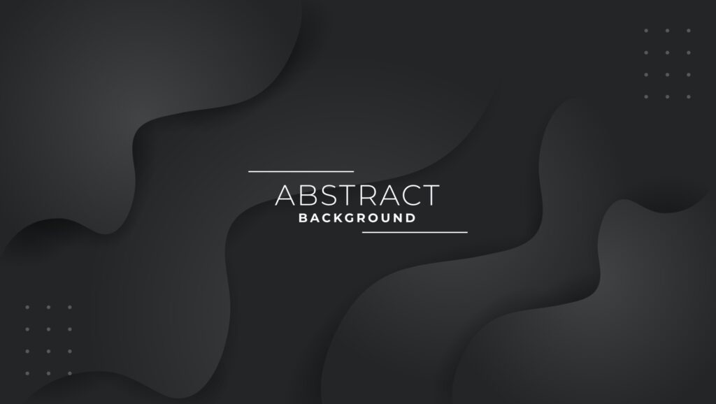 Modern wavy shapes abstract curvy stylish background Free Vector