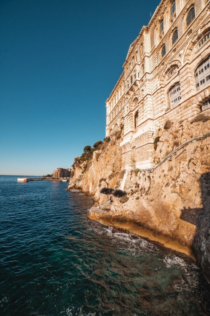 Monaco Oceanographic Museum with Artificial Sea Urchins Free Photo