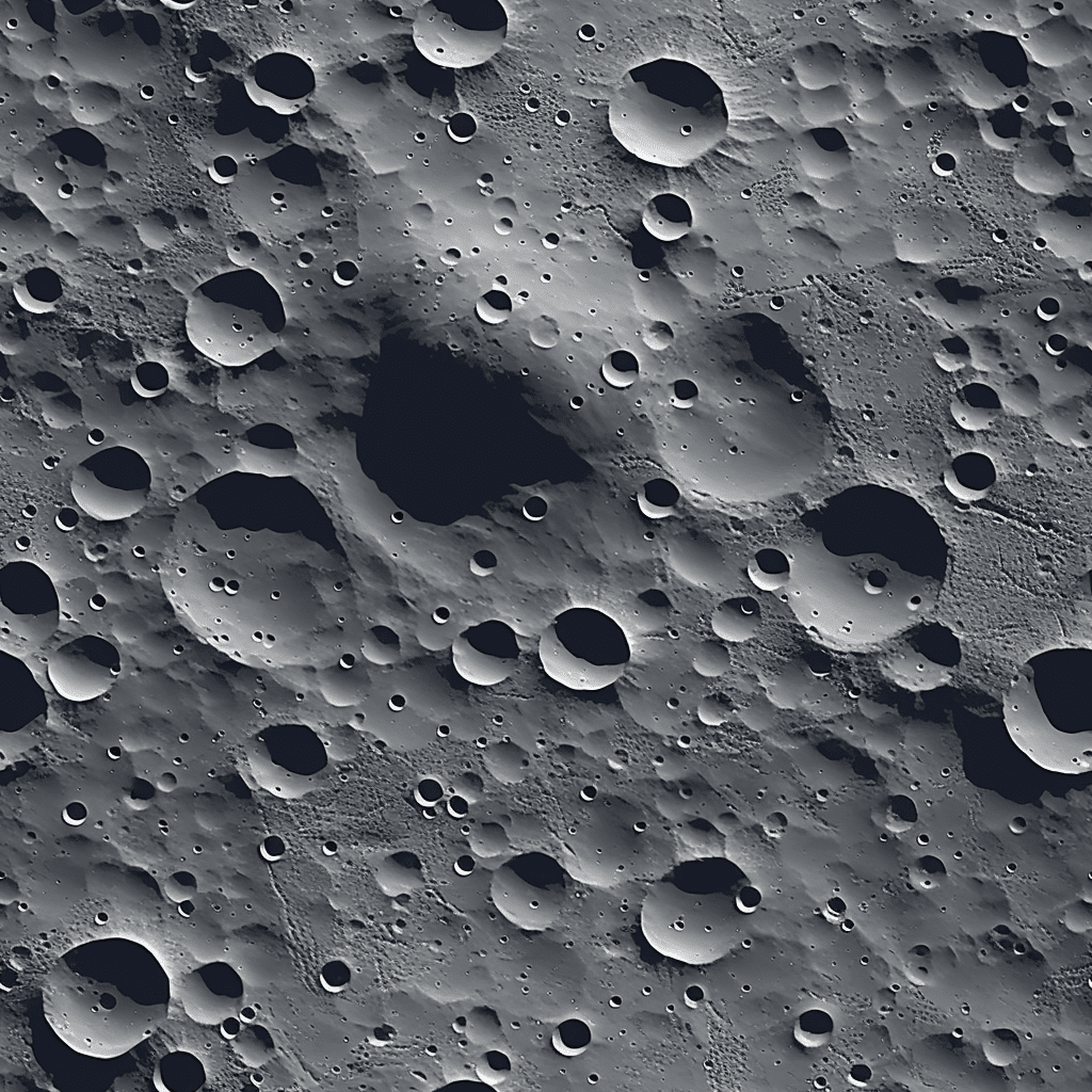 Moon Surface Seamless Texture Stock Free